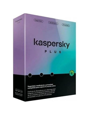 ANTIVIRUS KASPERSKY PLUS 1YEAR 1L PC/MAC/ANDROID/I
