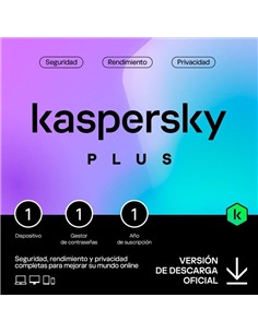 ANTIVIRUS KASPERSKY PLUS 1YEAR 1L PC/MAC/ANDROID/I