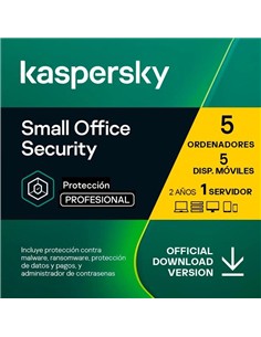 ANTIVIRUS KASPERSKY SMALL OF. SEC. 1L SERVER + 5L