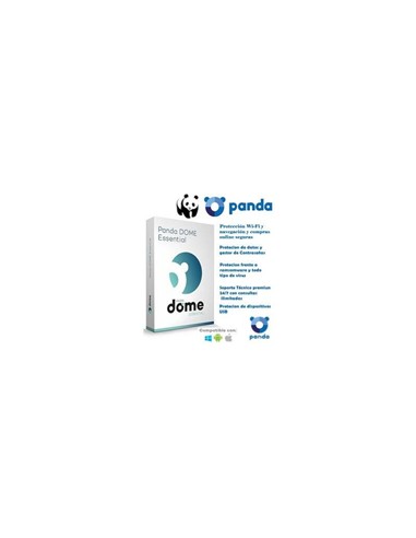 ANTIVIRUS PANDA DOME ESSENTIAL 10 LIC 1 YEAR (LIC.