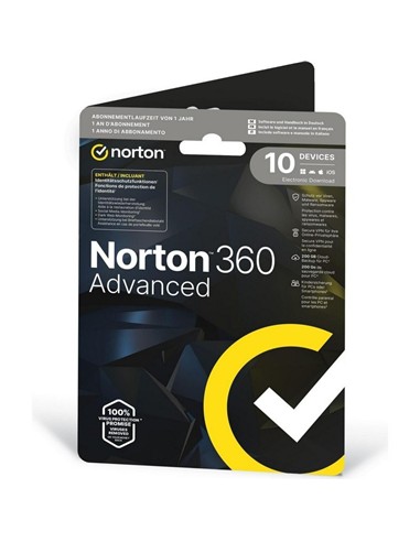 NORTON 360 ADVANCED PWM 200GB ES 1USUAR 10DISP 1 A