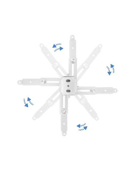 SOPORTE PROYECTOR TOOQ TECHO INCLINABLE WHITE