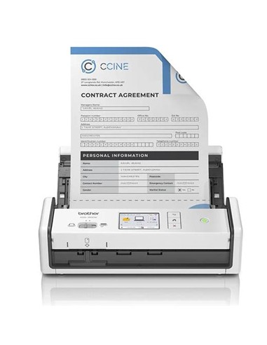 BROTHER ESCANER SOBREMESA DOBLE CARA TARJETA RED Y