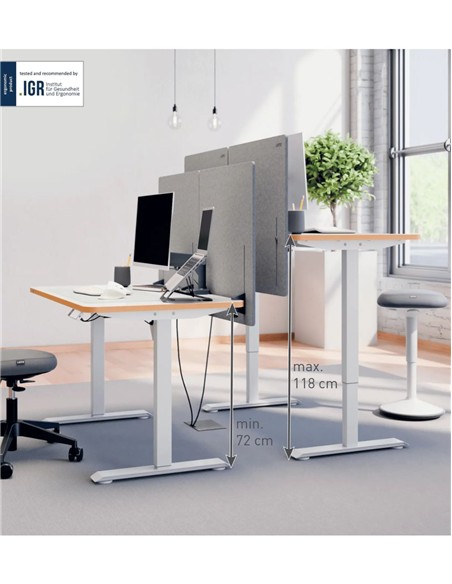 MESA ELECTRICA LEITZ 120x70 cm
