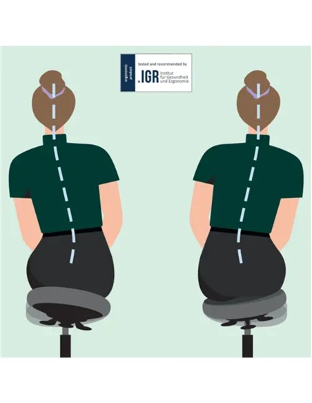 SILLA TABURETE LEITZ ERGO ACTIVE