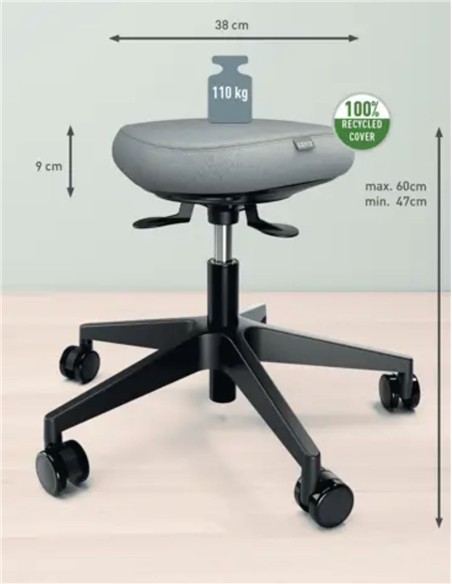 SILLA TABURETE LEITZ ERGO ACTIVE