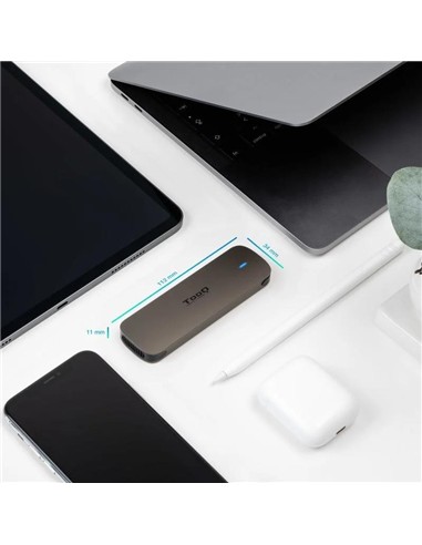 CAJA EXTERNA TOOQ ALUMINIO SSD M.2 CCS USB 3.1 BRO