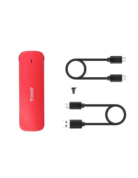 CAJA EXTERNA TOOQ ALUMINIO SSD M.2 NVME USB 3.1 RE