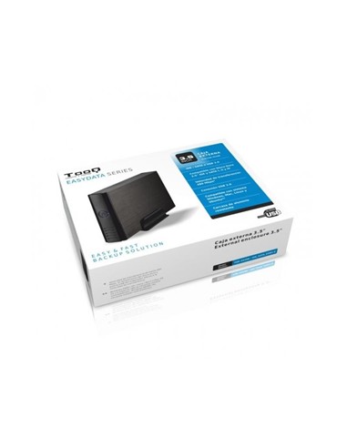 CAJA EXTERNA TOOQ HDD 3.5 IDE/SATA USB BLACK