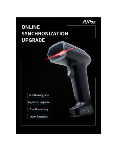 LECTOR AVPOS CODIGOS 1D + 2D +QR BT230 WIRELESS 2.