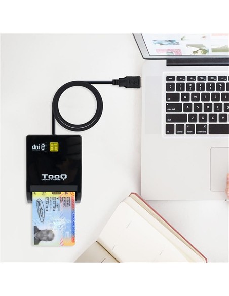 LECTOR DE TARJETAS DNIE TOOQ TQR-210 DNI USB BLACK