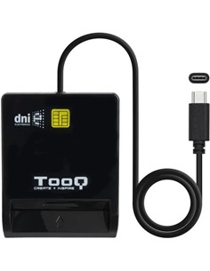 LECTOR DE TARJETAS DNIE TOOQ TQR-211 DNI USB-C BLA 2
