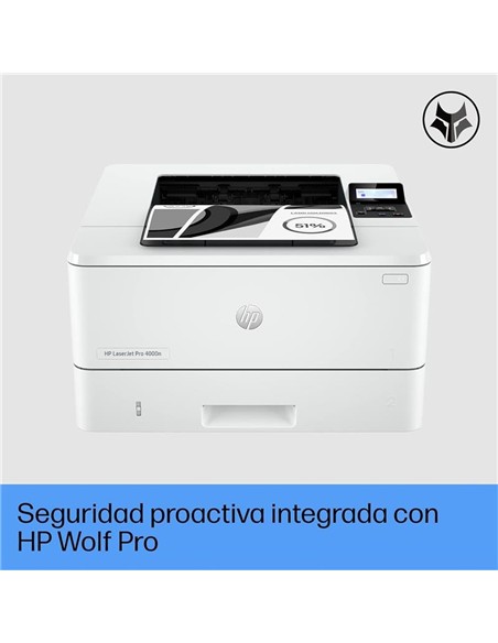 IMPRESORA HP LASERJET PRO LASER MONOCROMO 4002DN D