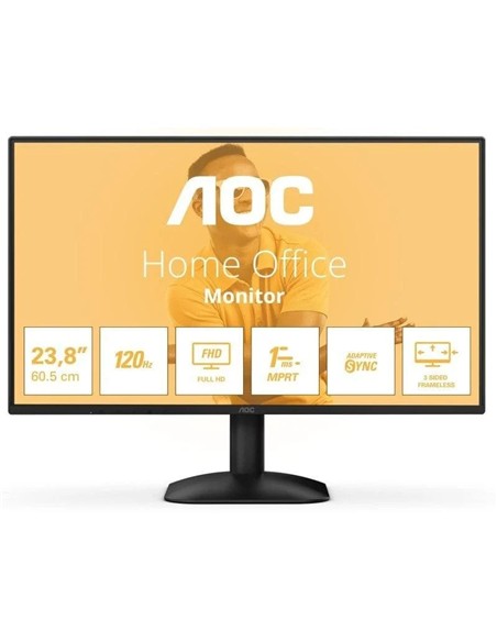 MONITOR AOC 24 IPS 100HZ 1MS VGA HDMI 3YR BLACK FR