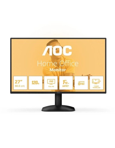 MONITOR AOC 27 IPS 120HZ 1MS VGA HDMI BLACK ADAPTI