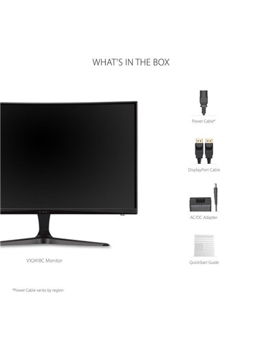 MONITOR VIEWSONIC 24 CURVO LED FHD HDMI DP 165Hz 3