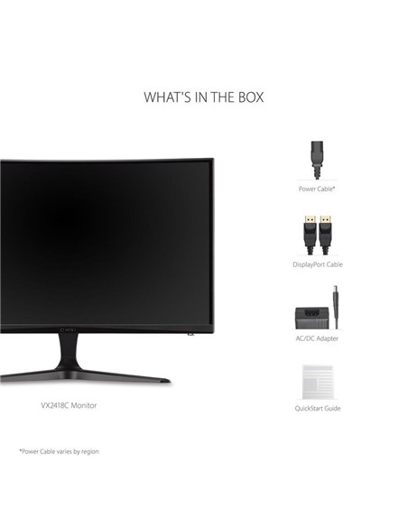 MONITOR VIEWSONIC 24 CURVO LED FHD HDMI DP 165Hz 3