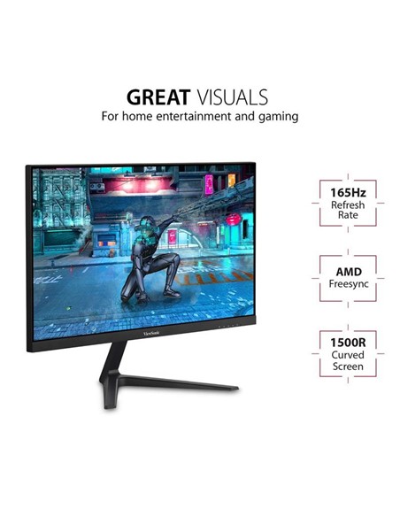 MONITOR VIEWSONIC 24 CURVO LED FHD HDMI DP 165Hz 3