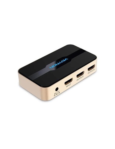 DUPLICADOR VENTION 2XHDMI HEMBRA - HDMI MACHO GOLD