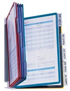 CLASIFICADOR PARED TARIFOLD CON 5 FUNDAS