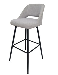 SILLA TABURETE FUNI GRIS