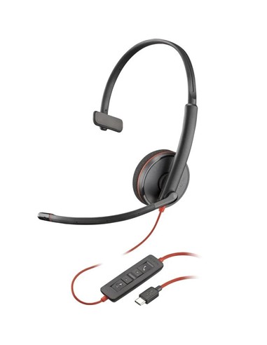 AURICULAR + MICROFONO POLY BLACKWIRE 3210 MONOAURA