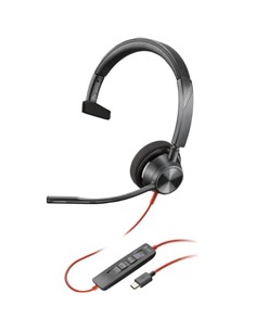 AURICULAR + MICROFONO POLY BLACKWIRE 3310 MONOAURA