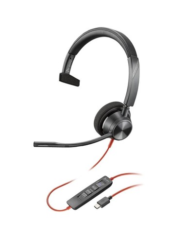 AURICULAR + MICROFONO POLY BLACKWIRE 3310 MONOAURA