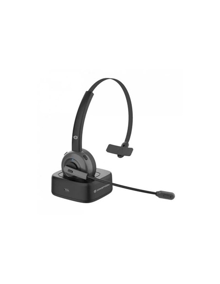 AURICULARES + MICROFONO CONCEPTRONIC CON BASE DE C