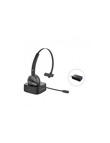 AURICULARES + MICROFONO CONCEPTRONIC CON BASE DE C