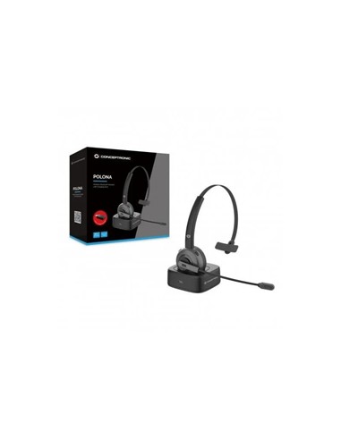 AURICULARES + MICROFONO CONCEPTRONIC CON BASE DE C