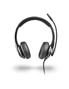 AURICULARES + MICROFONO NGS VOX605USBC USB-A/C BLA 2