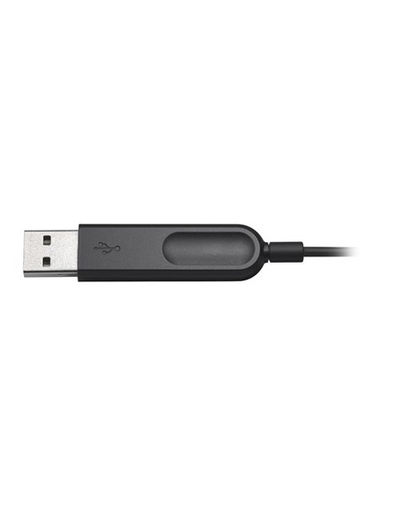 AURICULARES+ MICROFONO LOGITECH H340 USB BLACK