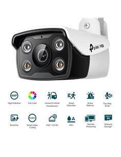 CAMARA IP TP-LINK VIGI BULLET EXTERIOR MICROSD 4MP 2