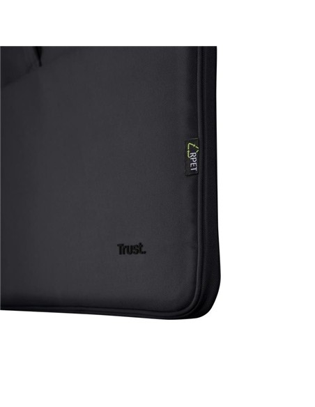 MALETIN TRUST BOLOGNA 16 BLACK + RATON WIRELESS SI