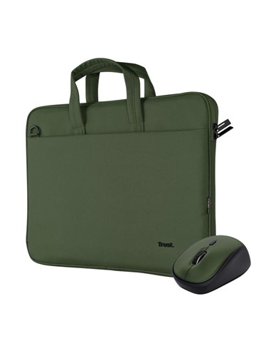 MALETIN TRUST BOLOGNA 16 GREEN + RATON WIRELESS SI