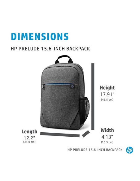 MOCHILA HP PRELUDE BACKPACK 15.6 GREY