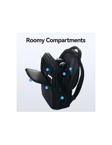 MOCHILA VENTION 14-17 18L IMPERMEABLE BLACK
