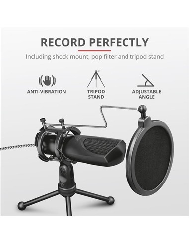 MICROFONO TRUST GXT 232 MANTIS STREAMING USB