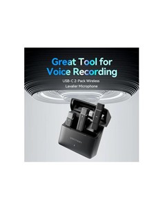 MICROFONO VENTION USB-C LAVALIER 2 MICROFONOS PINZ 2