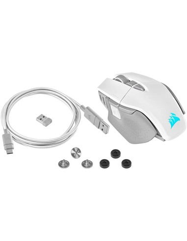 RATON GAMING CORSAIR M65 ULTRA RGB WIRELESS WHITE
