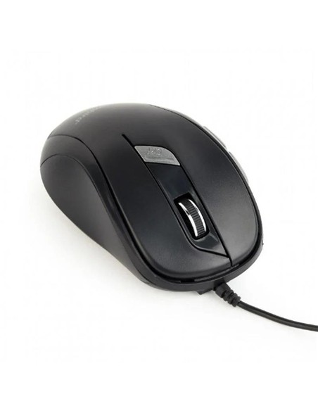 RATON GEMBIRD USB 1600DPI BLACK