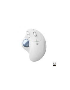 RATON LOGITECH  ERGO M575 BLUETOOTH & WIRELESS WHI