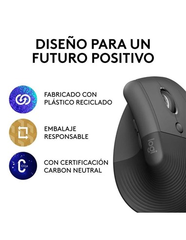 RATON LOGITECH LIFT VERTICAL WIRELESS ERGONOMIC 40