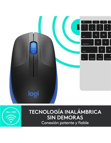RATON LOGITECH M190 WIRELESS BLUE