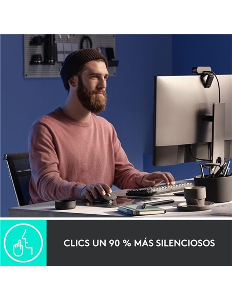 RATON LOGITECH MX MASTER 3S WIRELESS 8000DPI 7 BOT