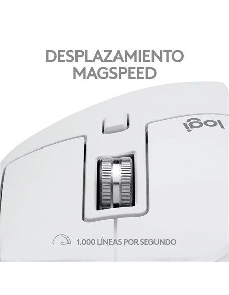 RATON LOGITECH MX MASTER 3S WIRELESS 8000DPI 7 BOT