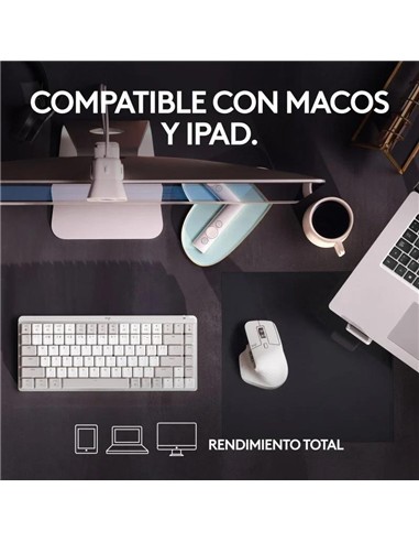 RATON LOGITECH MX MASTER 3S WIRELESS 8000DPI 7 BOT