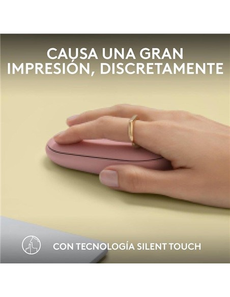 RATON LOGITECH PEBBLE 2 M350S WIRELESS ROSE