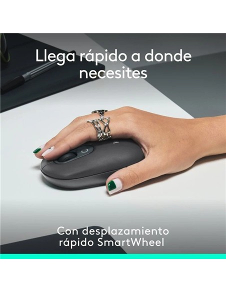 RATON LOGITECH POP MOUSE WIRELESS BLUETOOTH BLACK